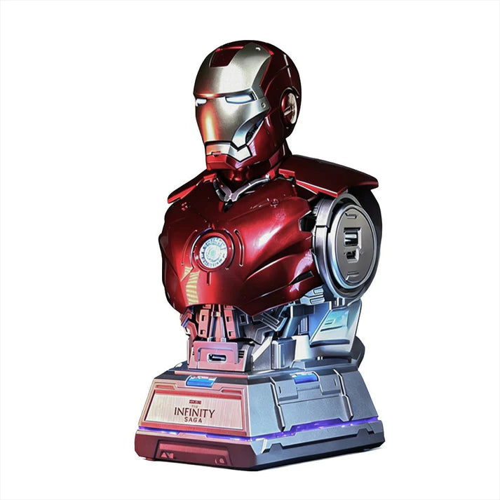Killerbody Marvel Iron Man MK3 Charging Center 65W 5-port, Fast Charging Station with LED Lights & Sound Effects