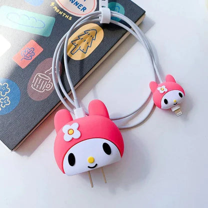 My Melody 20W iPhone Silicone Charger Cover – Sanrio Pink Cute Protector
