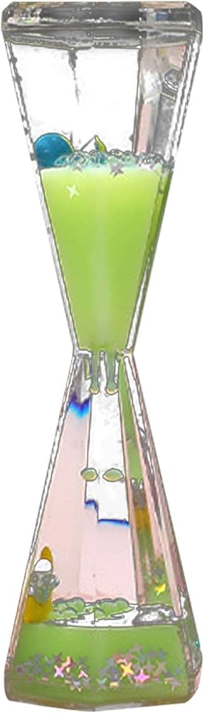 Kuromi Liquid Water Timer Showpiece – Aesthetic Anime Desk Decor