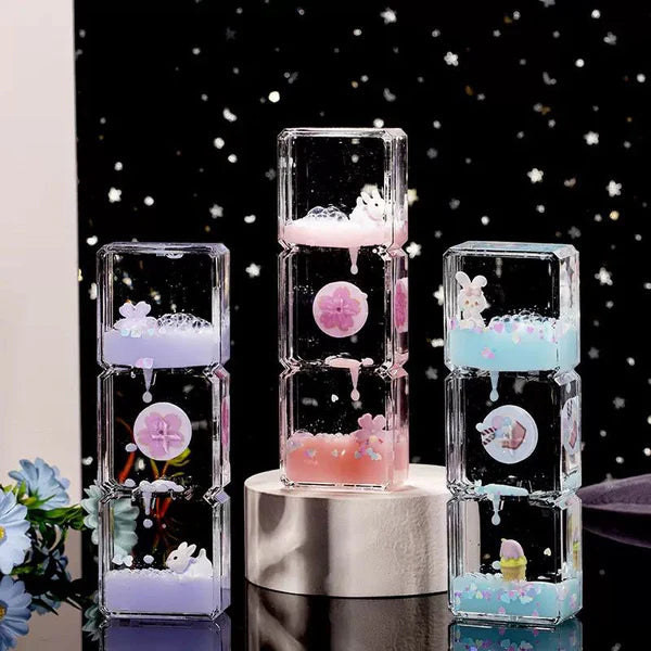 Kuromi Spinning Water Timer Showpiece – Aesthetic Anime Decor