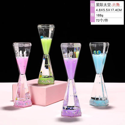 Kuromi Liquid Water Timer Showpiece – Aesthetic Anime Desk Decor