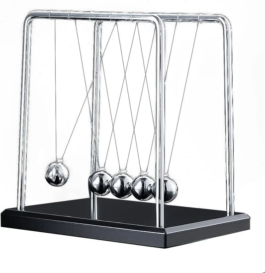 Large Newton’s Cradle Balance Balls – 13cm Desk Physics Toy