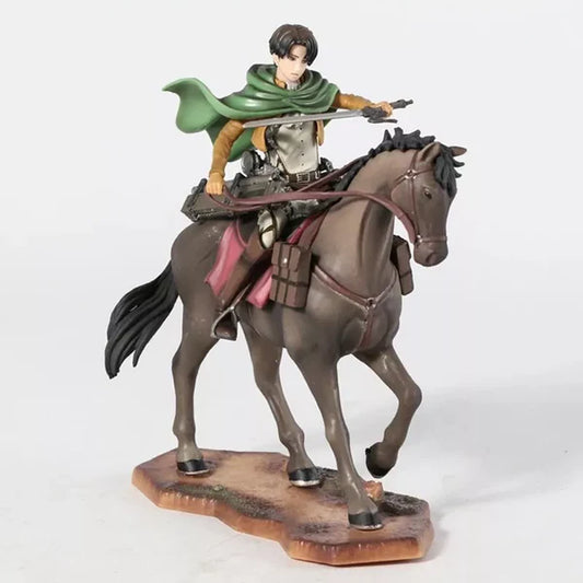 Levi Ackerman on Horse Attack On Titan Action Figure – 20 cm Collectible