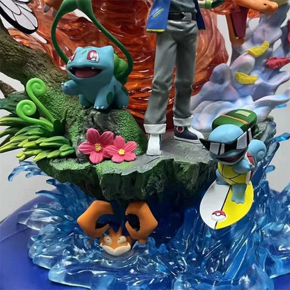 Ash Ketchum Pokémon Team Diorama Figure – 40 cm Pokémon Collectible