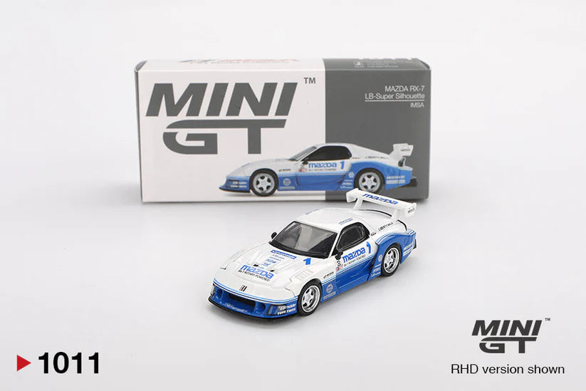 Mini GT #1011 Mazda RX-7 LB-Super Silhouette IMSA 1:64 Diecast Model Car