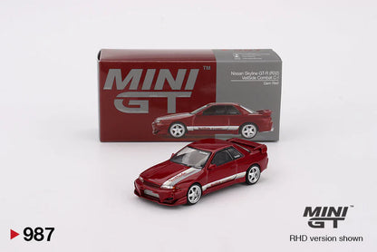 Mini GT #987 Nissan Skyline GT-R (R32) VeilSide Combat C-I Gem Red 1:64 Diecast Model Car