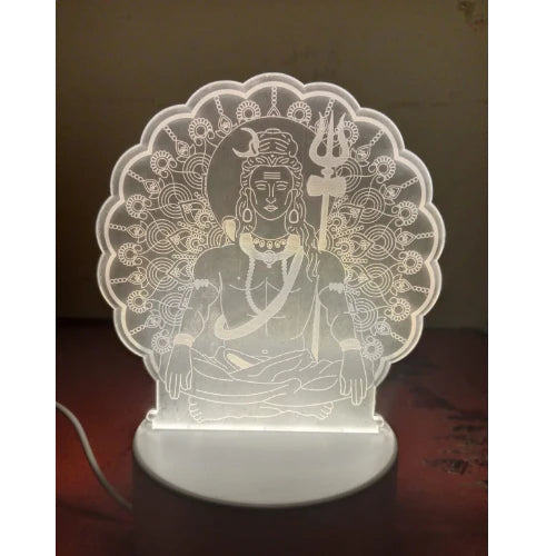 Mahakal Shivji 3D LED Night Lamp – Lord Shiva Acrylic Light