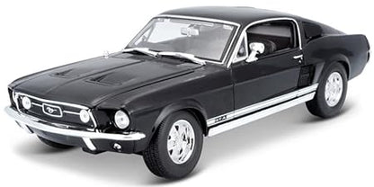 1:18 Maisto 1967 Ford Mustang GTA Fastback Diecast Model – Black
