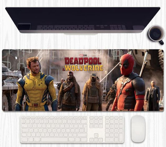 Merc Mutant Desk Mat 80×30 cm – Extended Keyboard & Mouse Pad with Anti‑Slip Rubber and Stitched Edges