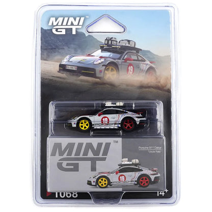 1:64 Porsche 911 Dakar “Uncle Rally” #19 Diecast – Mini GT Collector Edition (#1068)