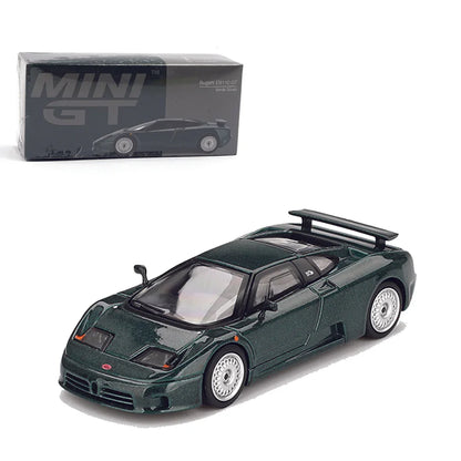 Mini GT #968 Bugatti EB110 GT Verde Scuro 1:64 Diecast Model Car