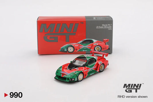 1:64 Mazda RX-7 LB-Super Silhouette 787B Diecast – Mini GT #990 Collector Edition