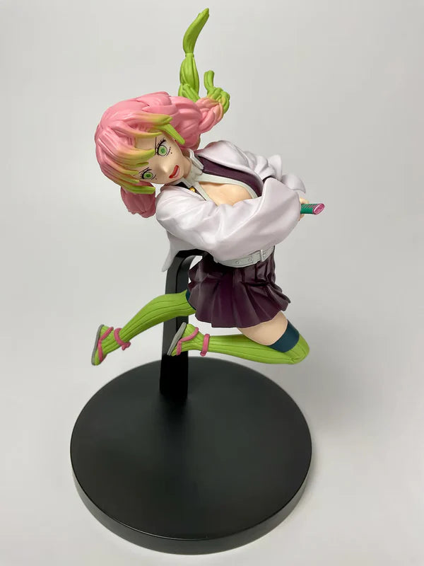 Demon Slayer Mitsuri Kanroji Vibration Stars 19 cm Figure – Custom Acrylic Base Edition
