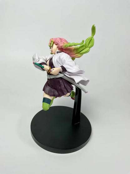 Demon Slayer Mitsuri Kanroji Vibration Stars 19 cm Figure – Custom Acrylic Base Edition