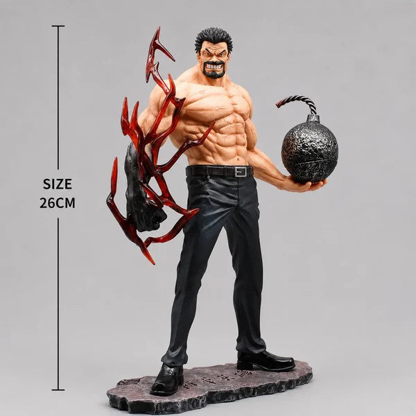 Monkey D. Garp Black Arm & Bomb Figure – 27CM One Piece Anime Collectible Statue