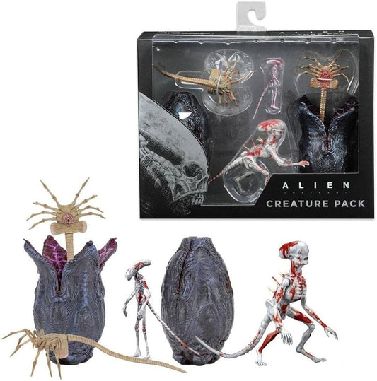 NECCA Alien Covenant Creature Pack Figure Set – 1:12 Scale Sci-Fi Movie Collectible