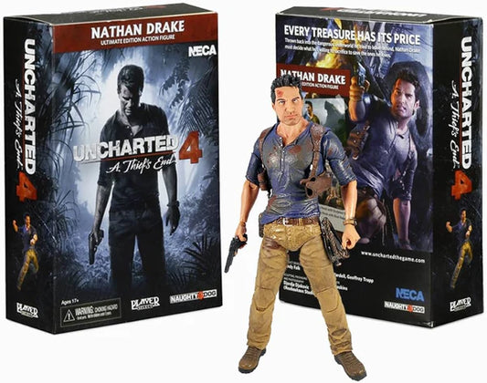 NEECA - Nathan Drake Action Figure – 18 cm Uncharted 4 A Thief’s End Collectible