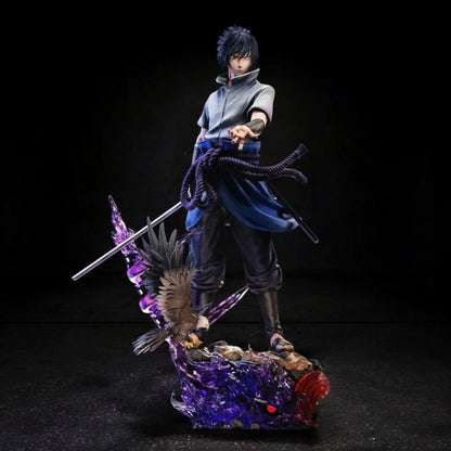 Uchiha Sasuke Curse Mark Battle Statue – 37 CM Naruto Anime Figure
