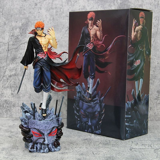 Naruto Pain 30 cm Collectible Figure with Rinnegan Stone Base