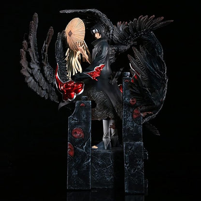 Naruto Uchiha Itachi 26 cm Deluxe Crow Summon Diorama Statue – Susanoo Base