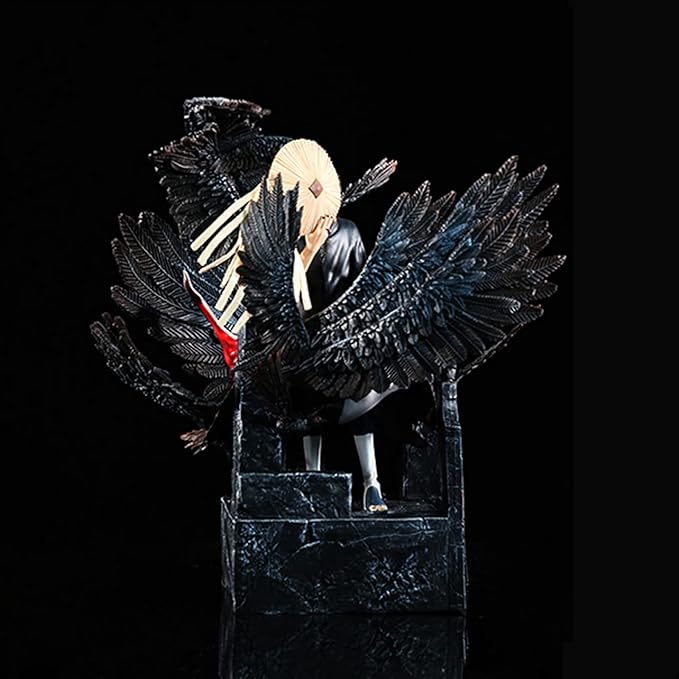 Naruto Uchiha Itachi 26 cm Deluxe Crow Summon Diorama Statue – Susanoo Base