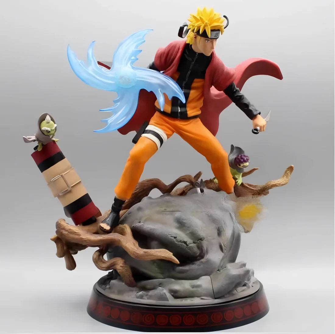 Naruto Shippuden Naruto Uzumaki Sage Mode 29 cm Deluxe Statue with Rasen Shuriken and Toads