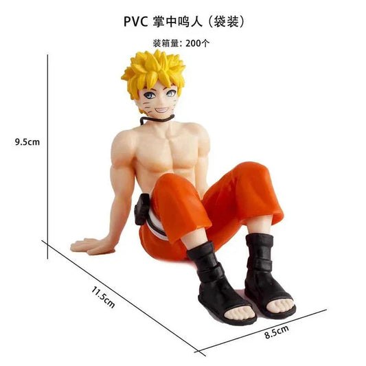 Naruto Sitting Pose Action Figure – 9.5 cm Collectible Anime Figure - Drakon Lifestyle India