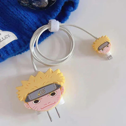 Naruto 20W iPhone Silicone Charger Cover Set