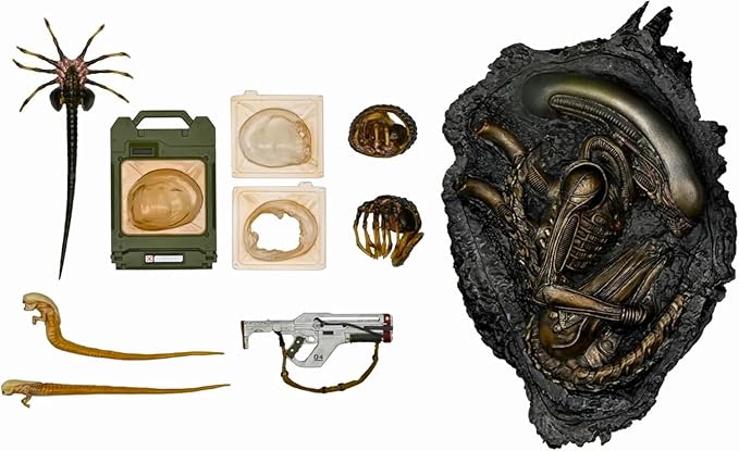 NECCA Alien Romulus Accessory Set – 7 Inch Scale Sci-Fi Movie Collectible Accessories