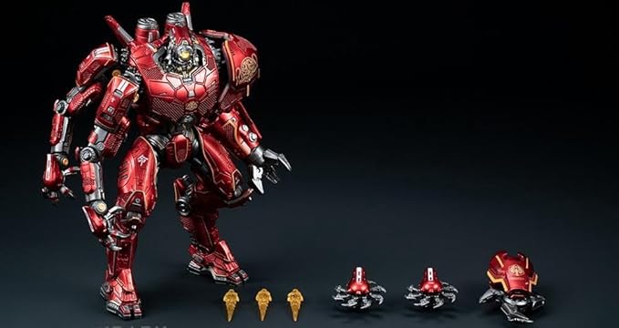 NECCA- Crimson Typhoon Jaeger Figure – 20 cm Pacific Rim Robot Collectible