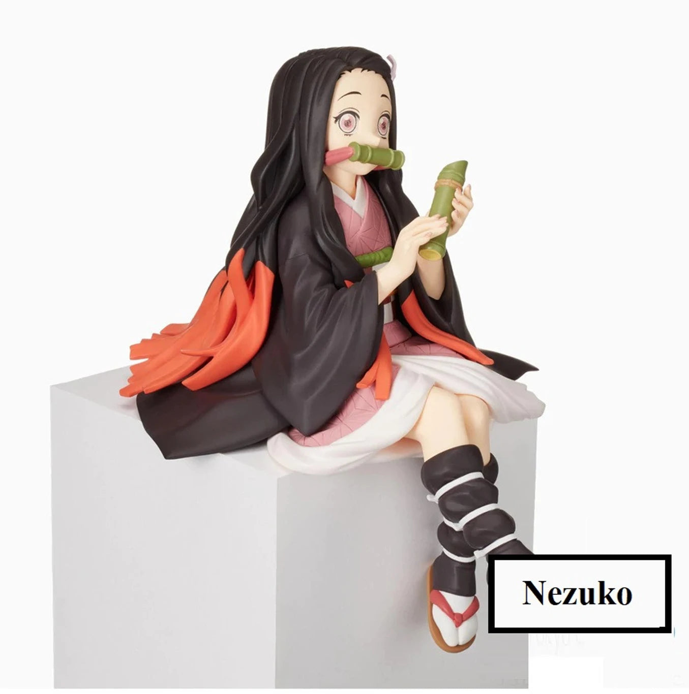 Nezuko Kamado Sitting Demon Slayer Figure – 15 cm Anime Collectible