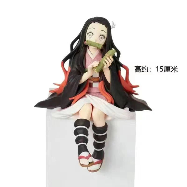 Nezuko Kamado Sitting Demon Slayer Figure – 15 cm Anime Collectible