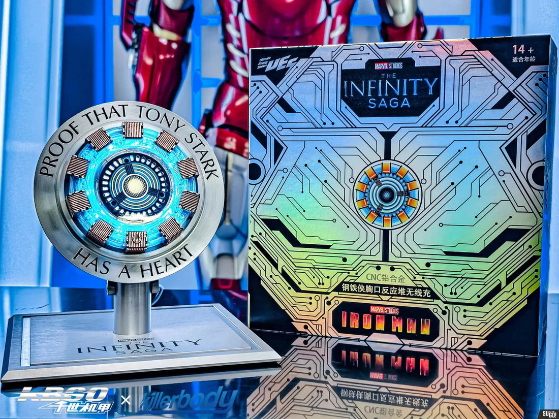 Killerbody Iron Man Arc Reactor Wireless Charger Metal Edition (2026 Model) – Infinity Saga Collectible Display