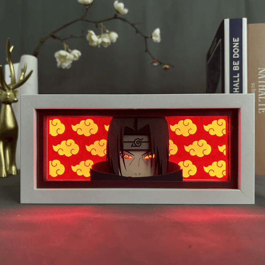 Itachi Uchiha Anime Box Lamp – RGB LED with Remote - Drakon Lifestyle India