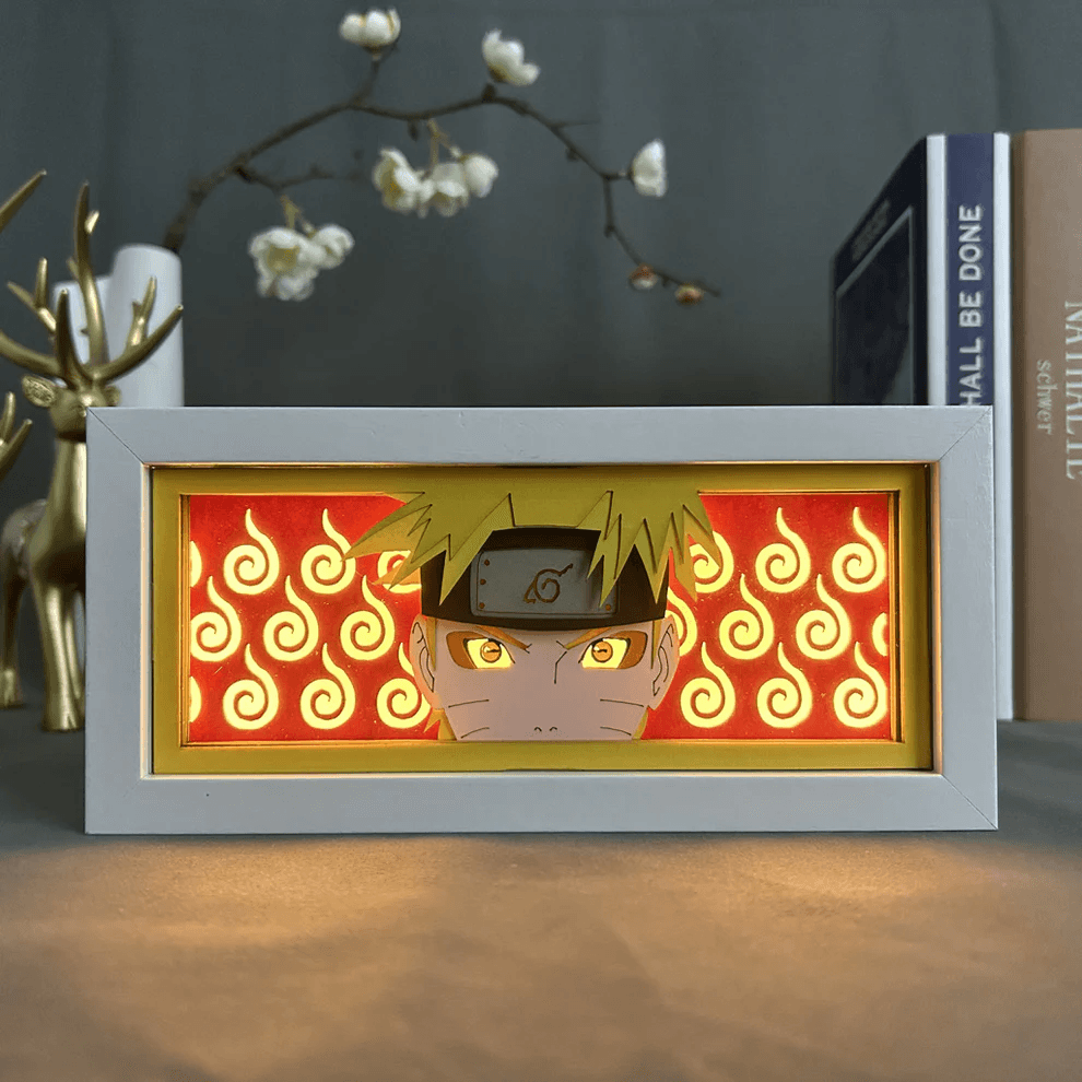 Naruto Anime Box Lamp – RGB LED with Remote Control - Drakon Lifestyle India