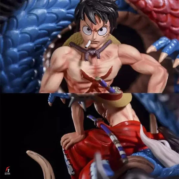 Monkey D. Luffy vs Kaido Dragon Battle Statue – 45 cm One Piece Collectible Figure