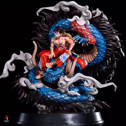 Monkey D. Luffy vs Kaido Dragon Battle Statue – 45 cm One Piece Collectible Figure