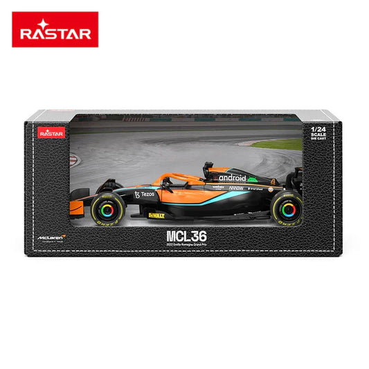 Rastar McLaren F1 MCL36 No.4 Die-Cast Model 1:24 Scale | Lando Norris - Drakon Lifestyle India