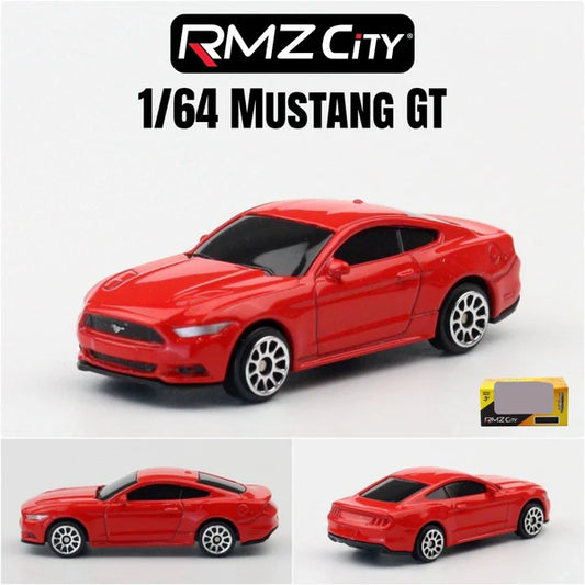 RMZ City Ford Mustang GT 1:64 Scale Die Cast Car Model – Red Collectible
