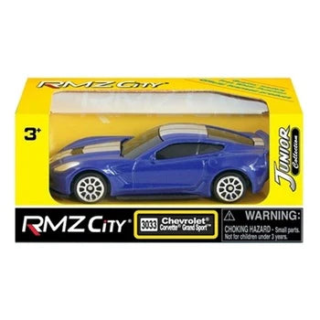 RMZ City Chevrolet Corvette Grand Sport 1:64 Scale Die Cast Car Model – Blue Collectible