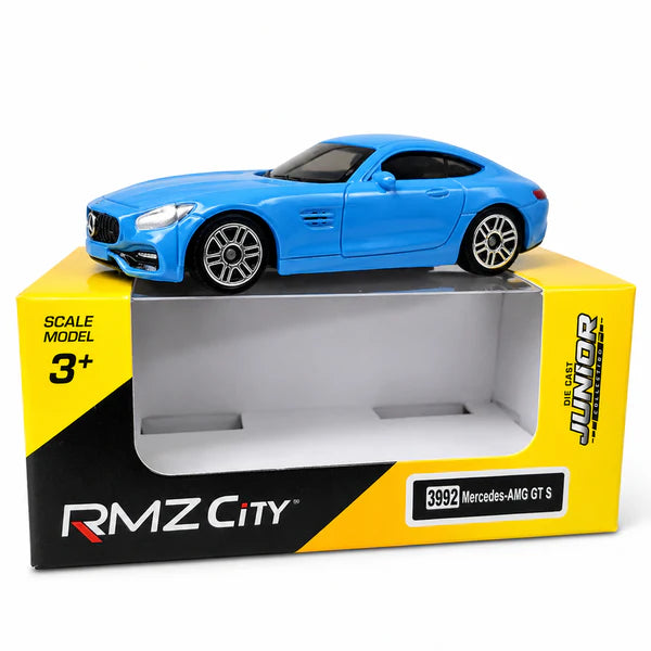 RMZ City Mercedes-AMG GT S 1:64 Scale Die Cast Car Model – Blue Collectible