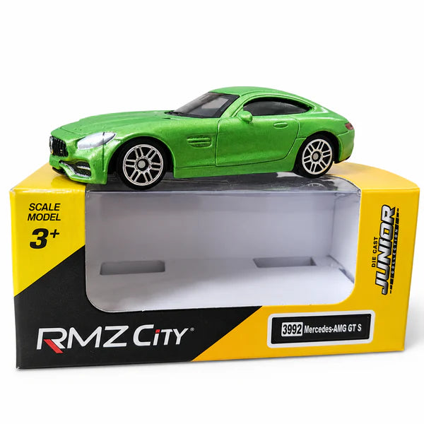 RMZ City Mercedes-AMG GT S 1:64 Scale Die Cast Car Model – Green Collectible