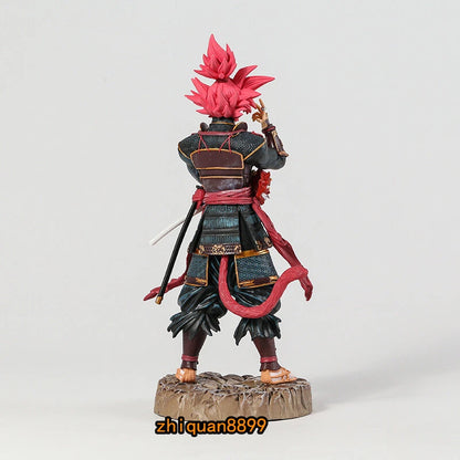 Dragon Ball Samurai Rose 34 cm Deluxe Statue – Armored Variant on Stone Base