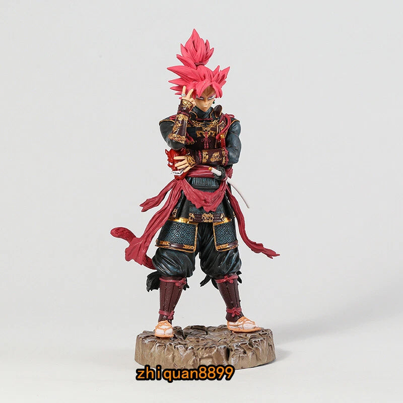 Dragon Ball Samurai Rose 34 cm Deluxe Statue – Armored Variant on Stone Base