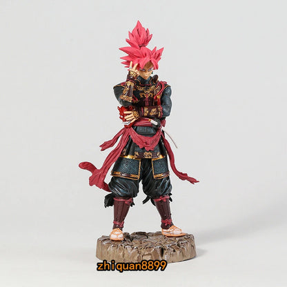 Dragon Ball Samurai Rose 34 cm Deluxe Statue – Armored Variant on Stone Base