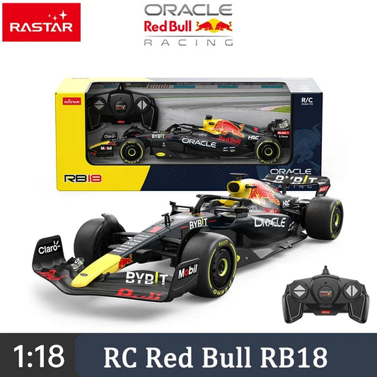 Rastar 1:18 Red Bull Racing RB18 Max Verstappen Remote Control Car – Black