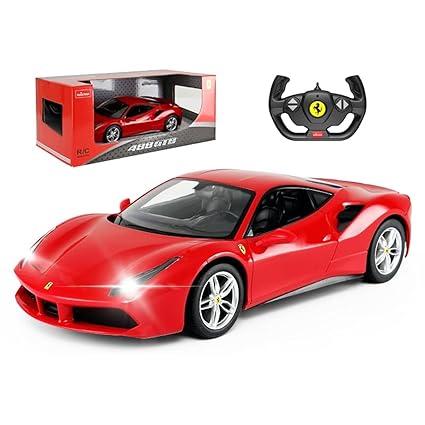Rastar 1:14 Ferrari 488 GTB Remote Control Car – Red
