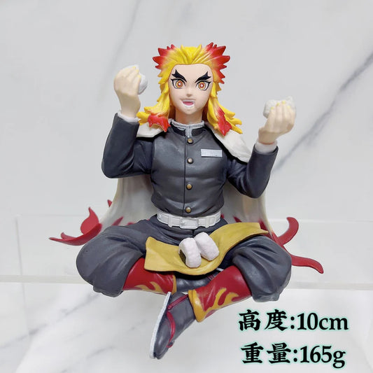Rengoku Sitting Action Figure – 10cm Demon Slayer Anime Collectible