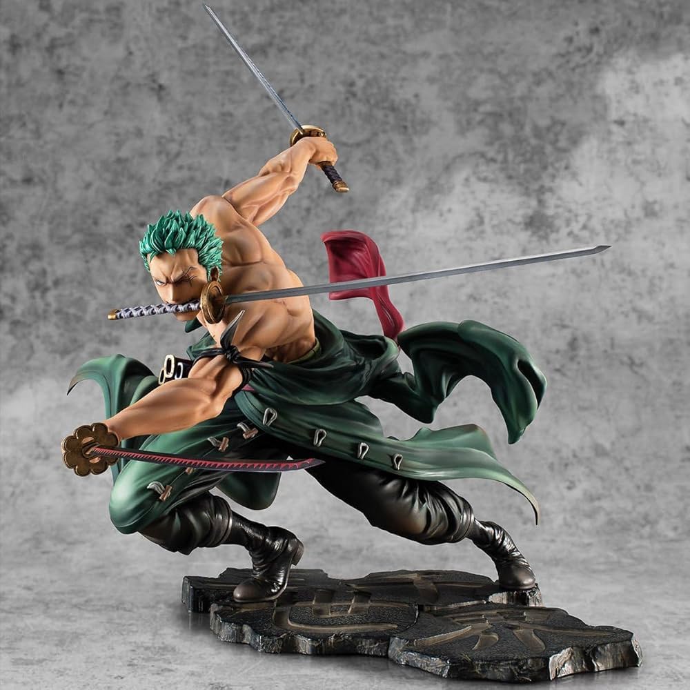 One Piece Roronoa Zoro Three Sword Style Action Figure