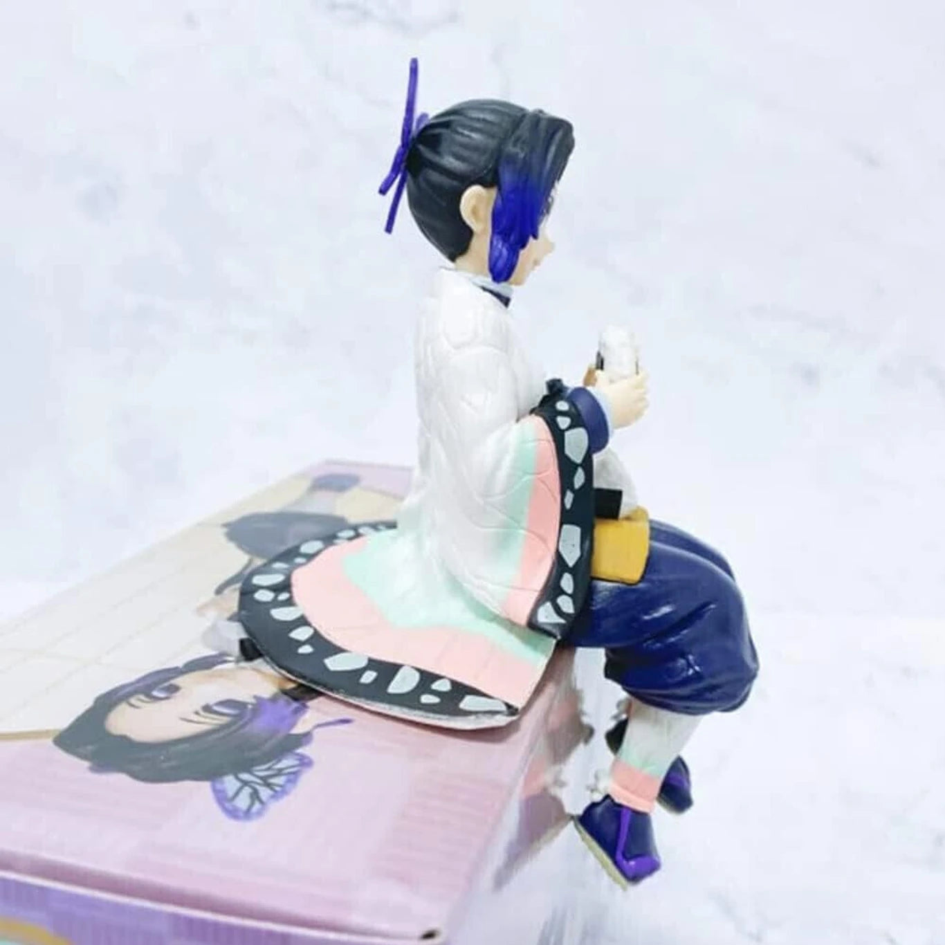 Shinobu Kocho Sitting Demon Slayer Figure – 15 cm Anime Collectible